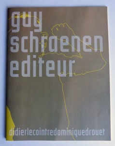 Guy Schraenen éditeur